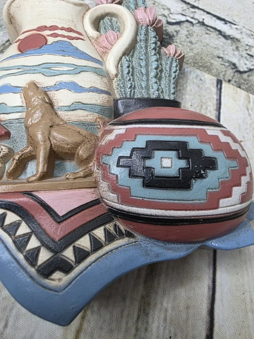 Vintage Home Interiors Southwestern Gia Plaque